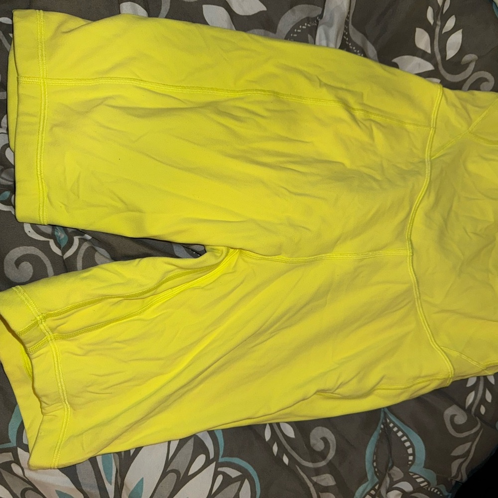 Lululemon Athletica Yellow Sweatshirt